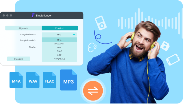 Amazon Music in DRM-freie MP3/WAV/M4A/FLAC konvertieren