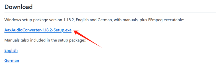 AaxAudioConverter auf Github herunterladen