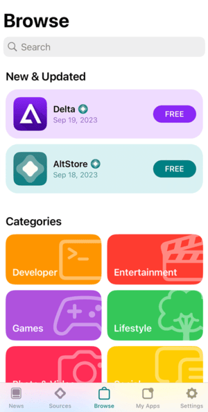 AltStore iOS Sideloader-App