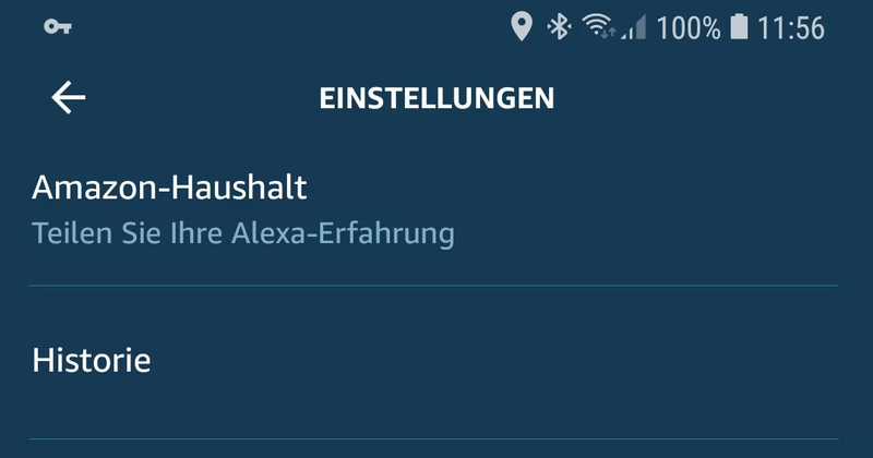 Den Amazon Haushalt für Familienfreigabe einrichten