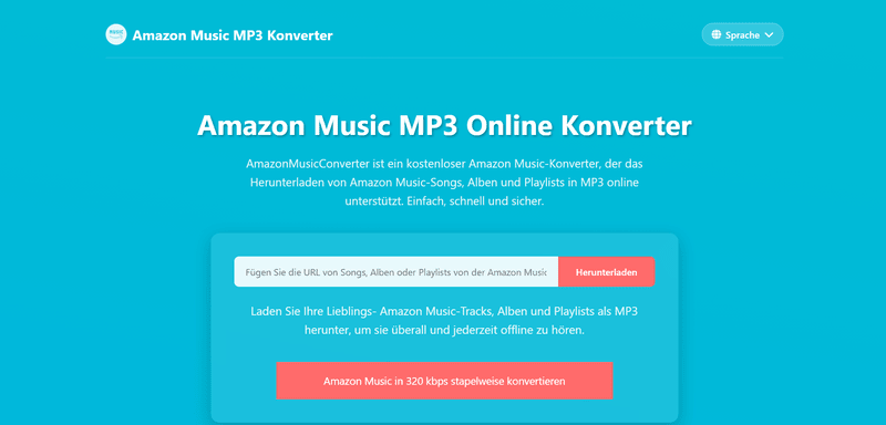 Amazon Music MP3 Online Konverter