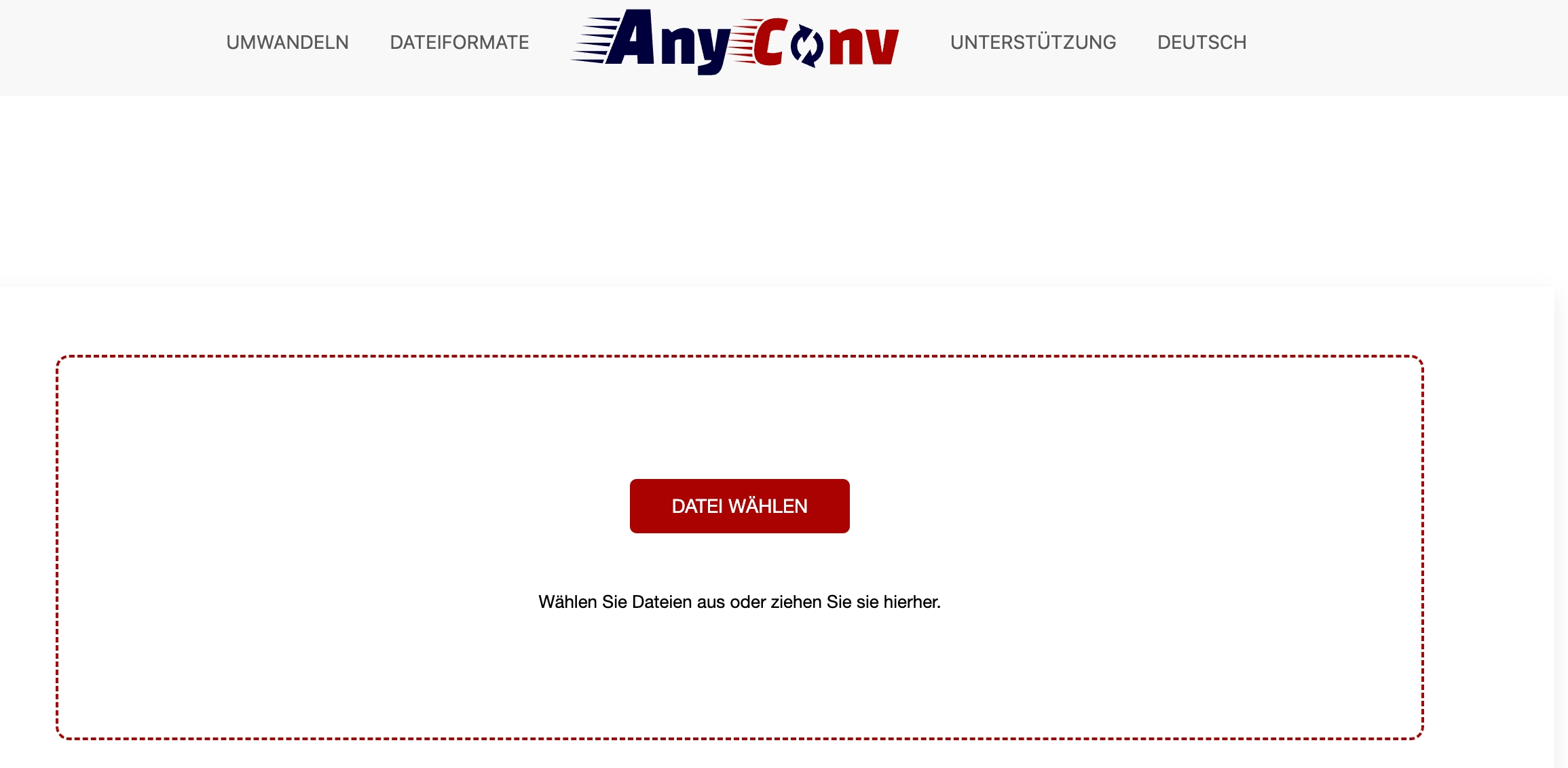 AnyConv Website besuchen
