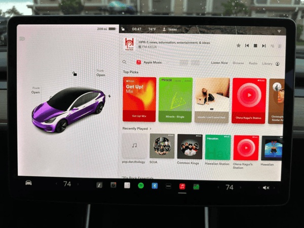 Apple Music auf Tesla abspielen
