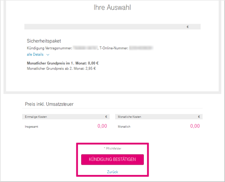Apple Music über Telekom kündigen