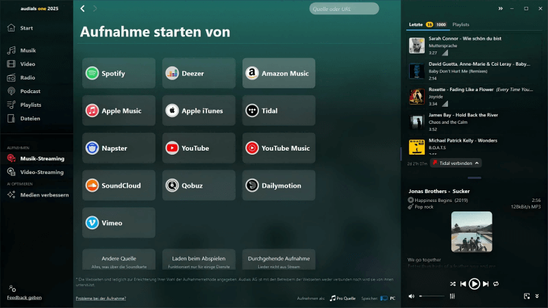 Audials One Spotify Converter