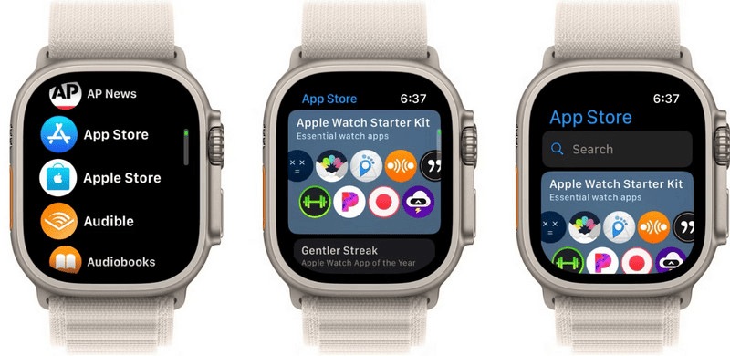 Audible APP auf Apple Watch öffnen