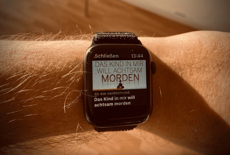 Audible-Hörbücher auf Apple Watch hören