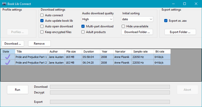 Audible mit BookLibConnect auf PC downloaden