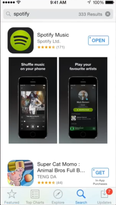 Auf iPod Spotify herunterladen