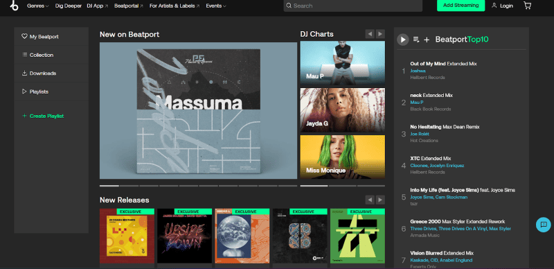 Beatport DJ Track Sammlung