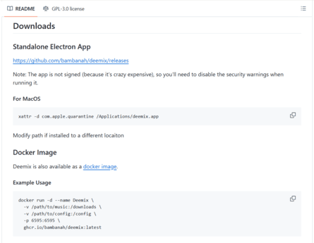 Deemix auf Github installieren