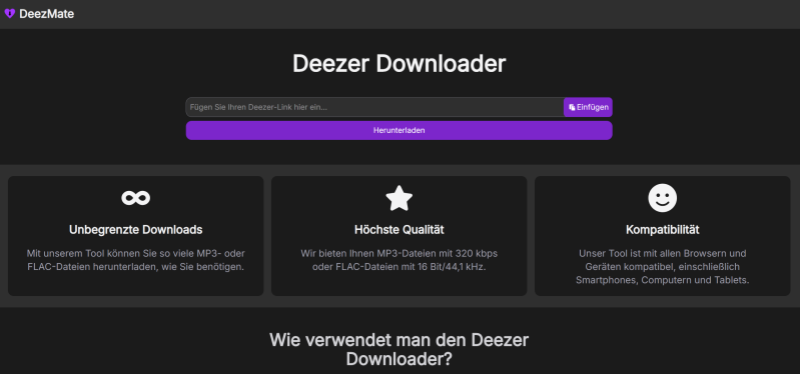 Deezmate Deezer Downloader Online