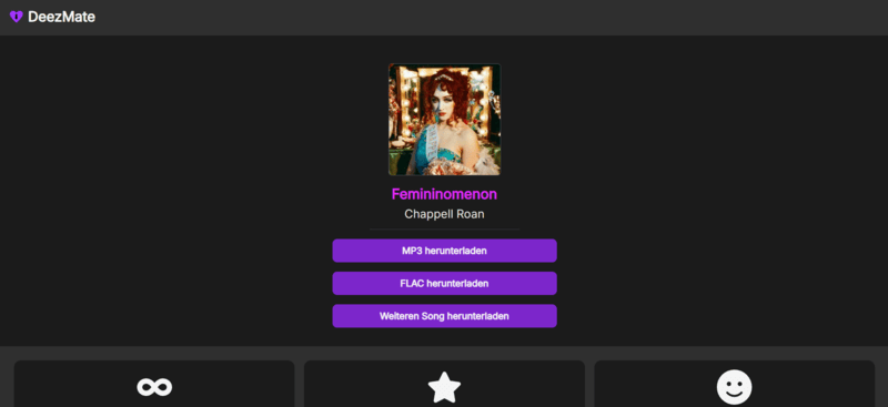 Deezer-MP3 auf DeezMate herunterladen