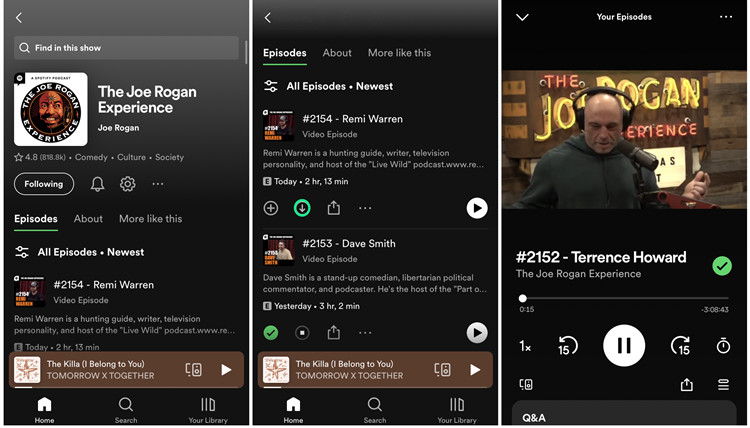 Spotify Video-Podcast herunterladen