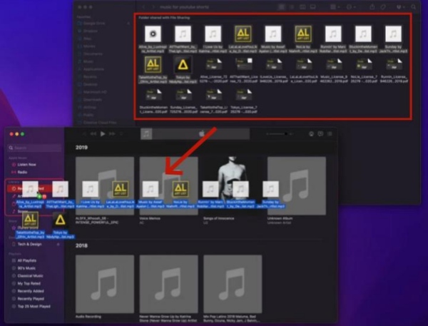 Eigene Musik zur Apple Musik hinzufügen auf Mac