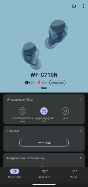 Equalizer in Sony | Sound Connect