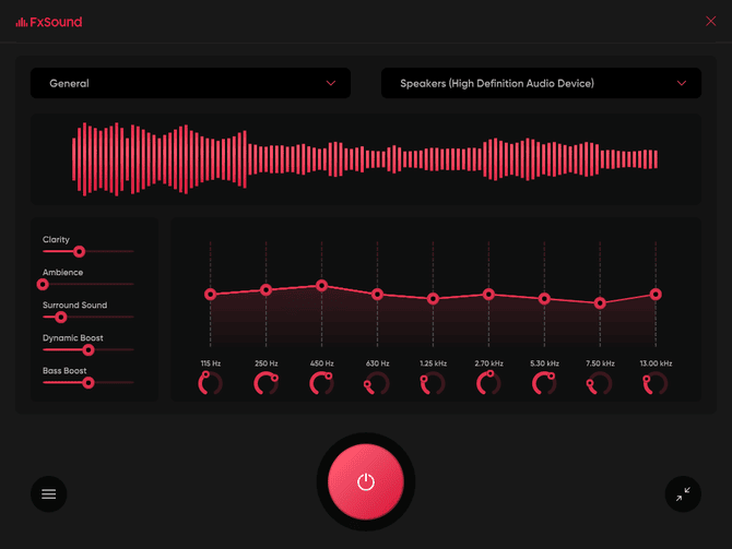 FxSound Amazon Music Equalizer