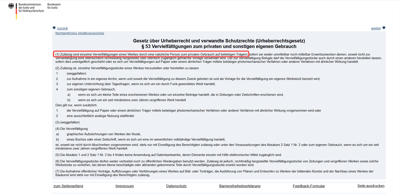 Gesetz über Urheberrecht