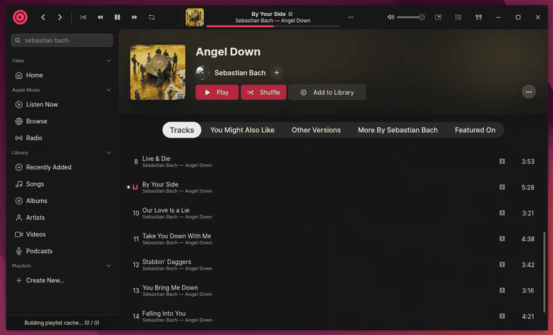 Innerhalb von Cider Musik hören