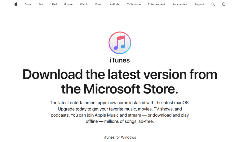 iTunes Store digitale Bibliothek