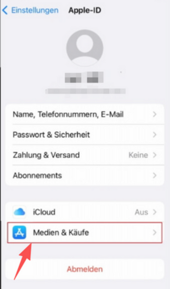 Medien und Käufe überprüfen