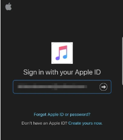 Mit Apple ID und Passwort anmelden