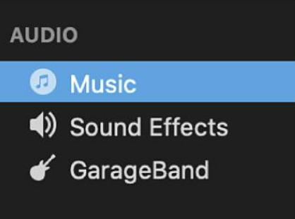 Musik auswählen