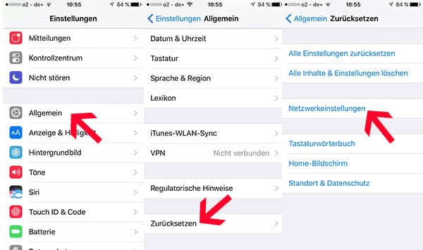 Netzwerkeinstellungen zurücksetzen