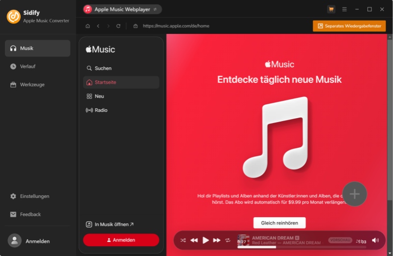 Sidify Apple Music Converter Version 4.6.1