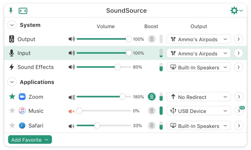 SoundSource Equalizer neueste Version