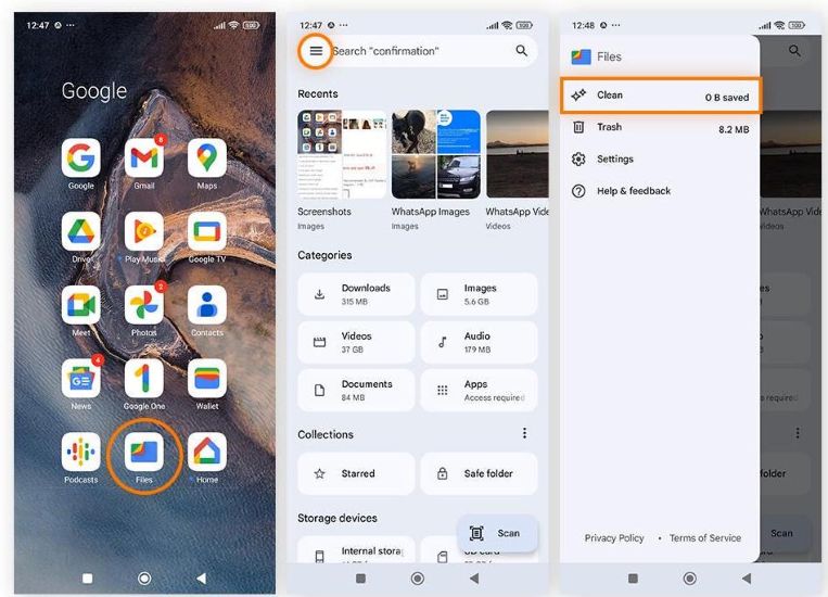 Speicherplatz auf einem Android-Smartphone freigeben