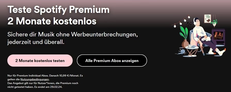 Spotify 2 monate kostenlos