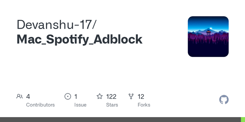 Spotify Adblock for macOS