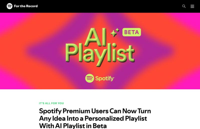 Spotify AI Playlist