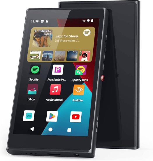 Spotify App auf Android MP3 Player Gerät