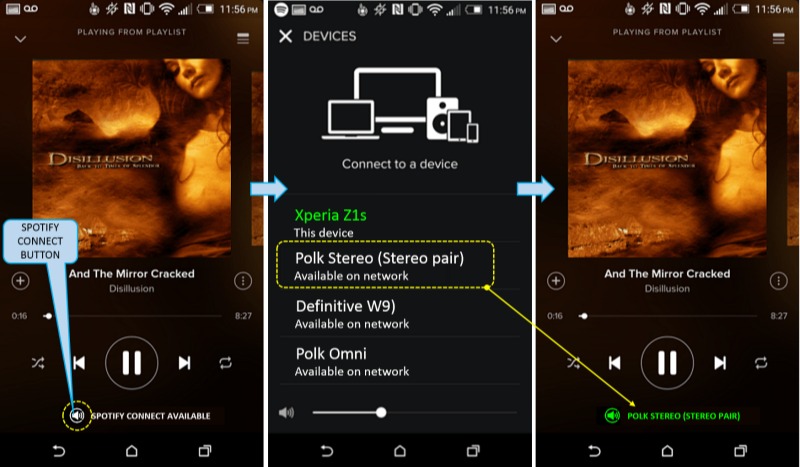 Spotify Connect aktivieren