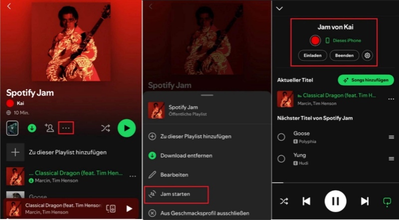 Spotify Jam benutzen
