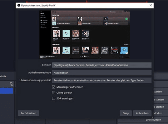 Spotify wählen