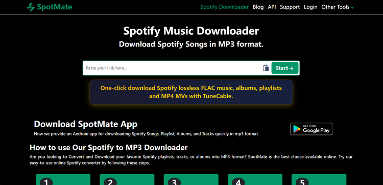 SpotifyMate Spotify Downloader