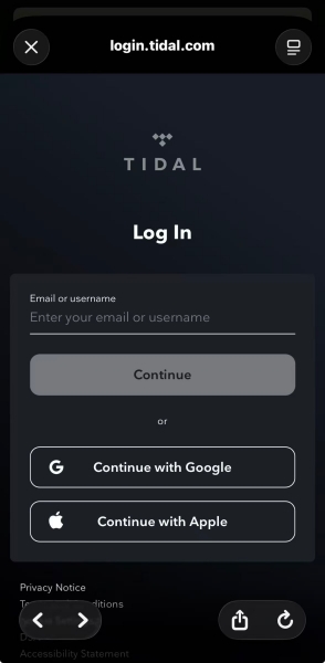 Tidal als Ziel in Free Your Music auswählen
