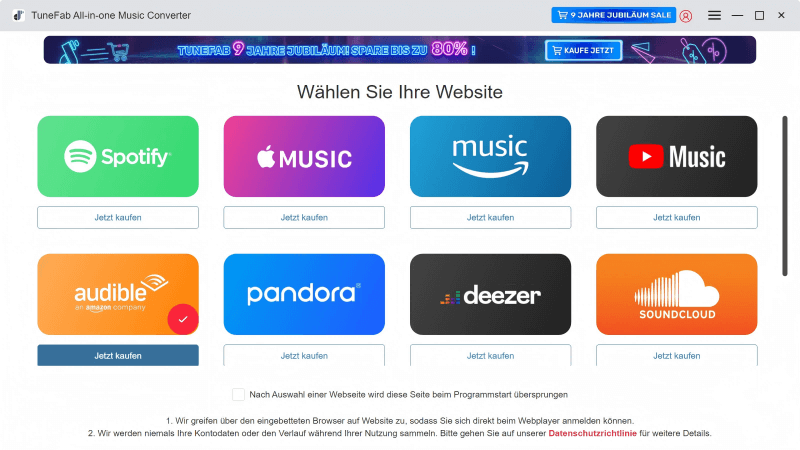 TuneFab Amazon Music MP3 Downloader