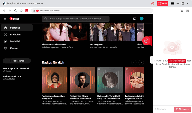 TuneFab Music Converter YouTube Music