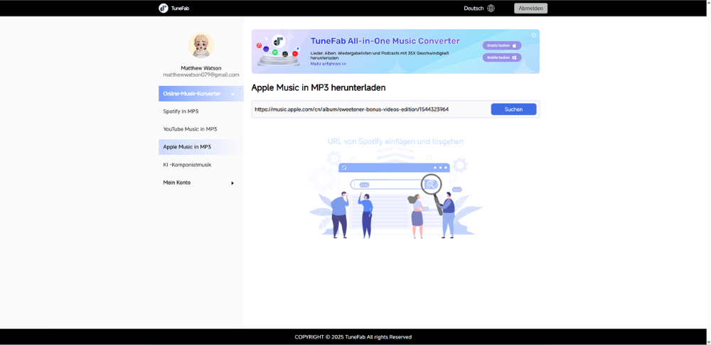 TuneFab Online Apple Music Converter Free