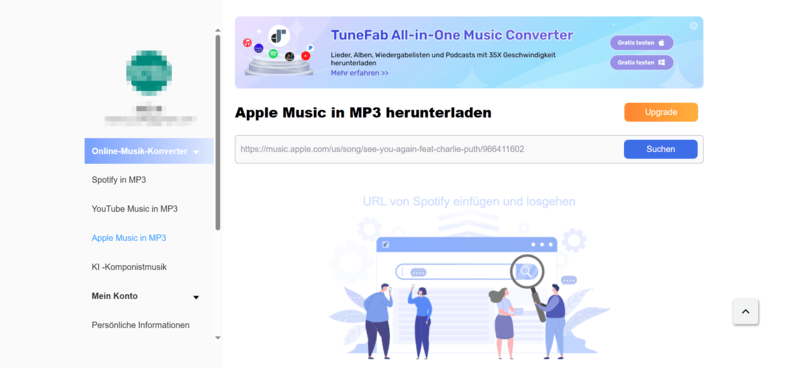 TuneFab Online Apple Music MP3 Downloader