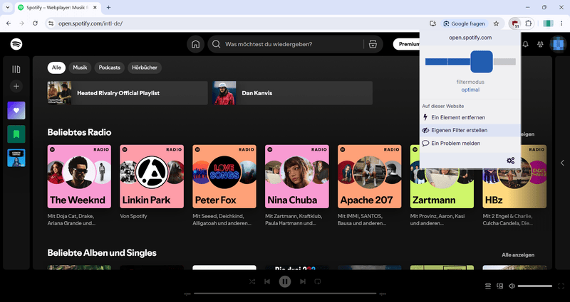 uBlock Origin Spotify Ad Blocker Addon