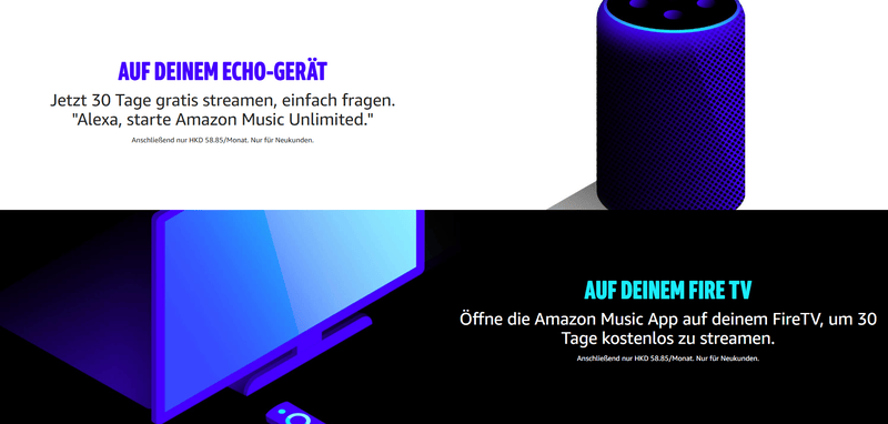 Verbindung von Amazon Music mit anderen Geräten