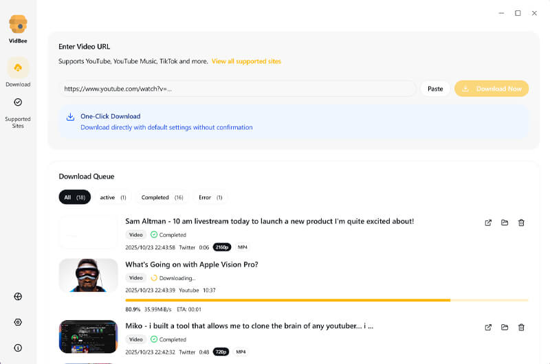 VidBee Video Downloader