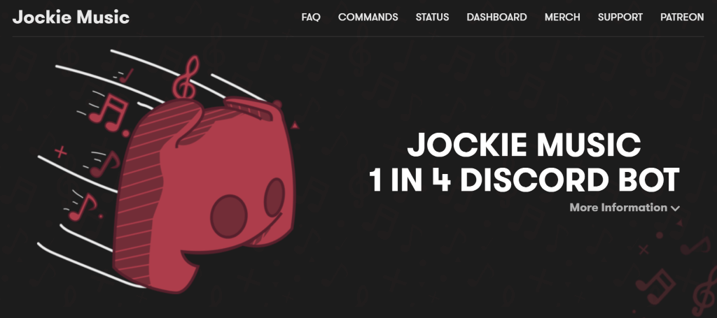 Website von Jockie Music