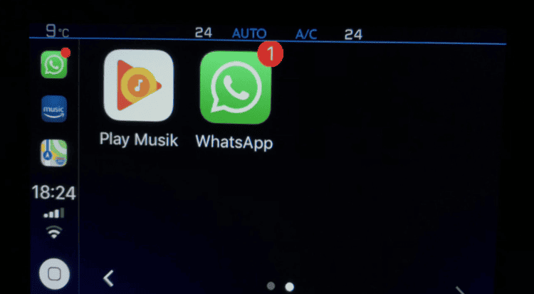 WhatsApp Apple CarPlay App