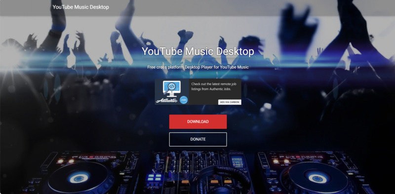 YouTube Music Desktop App